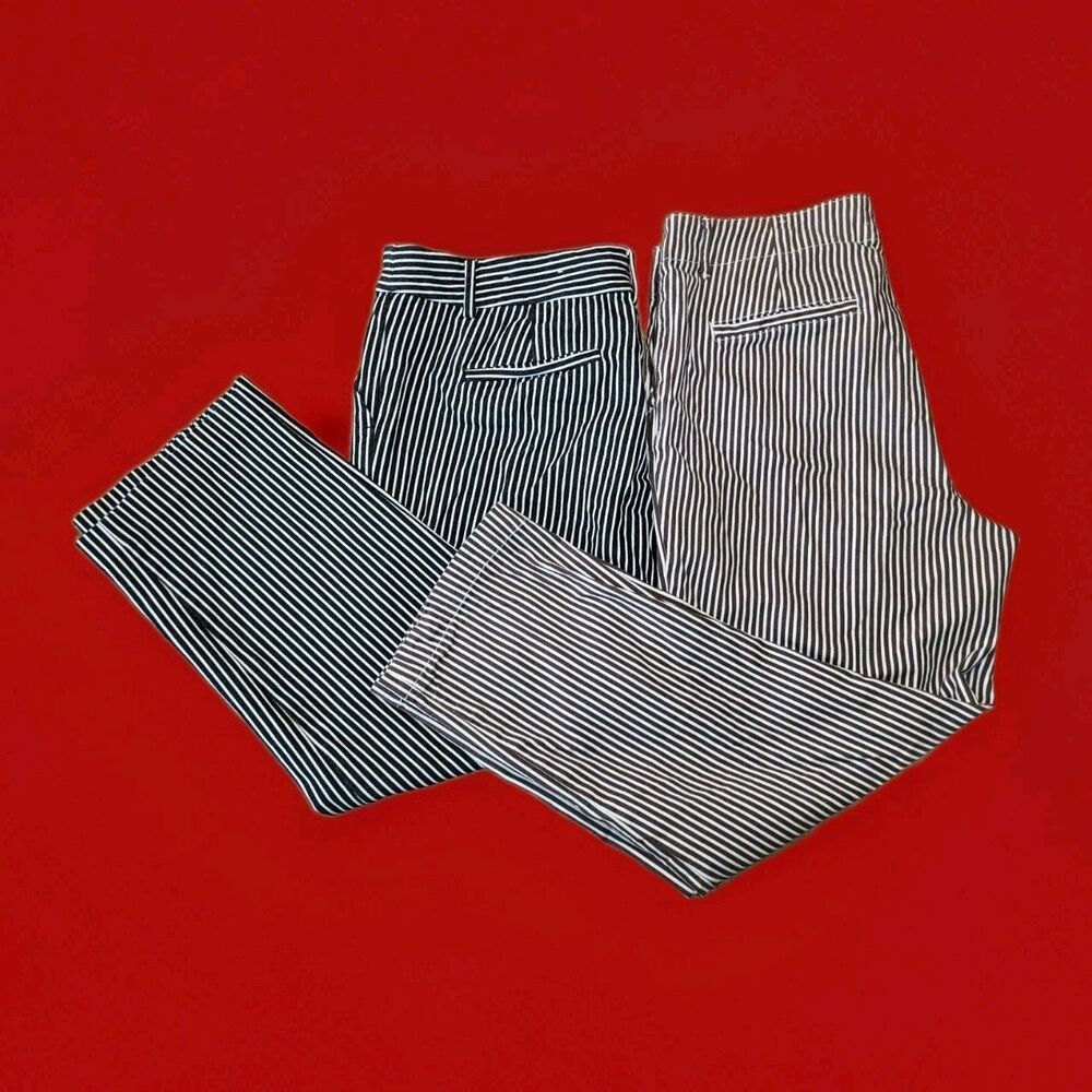 LOFT Riviera Slim & Monroe Slim Pants Bundle Women's Size 12